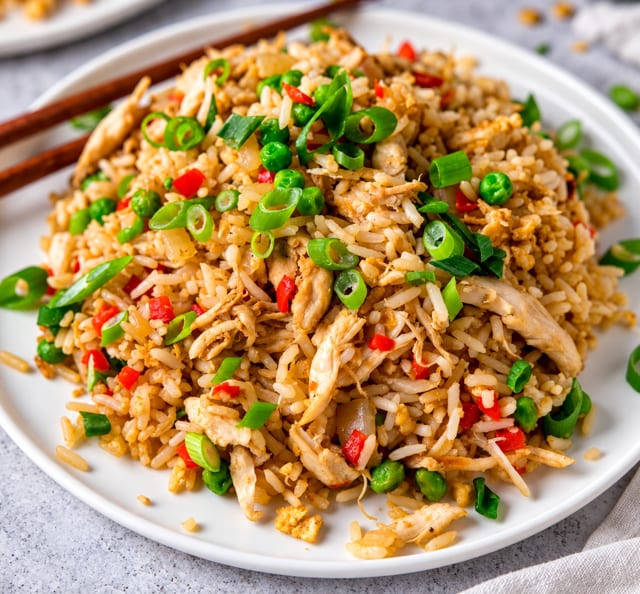 Fried Rice Chicken.