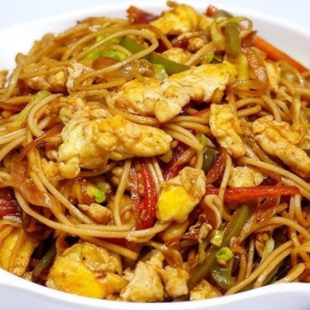 Chow Mein Egg.