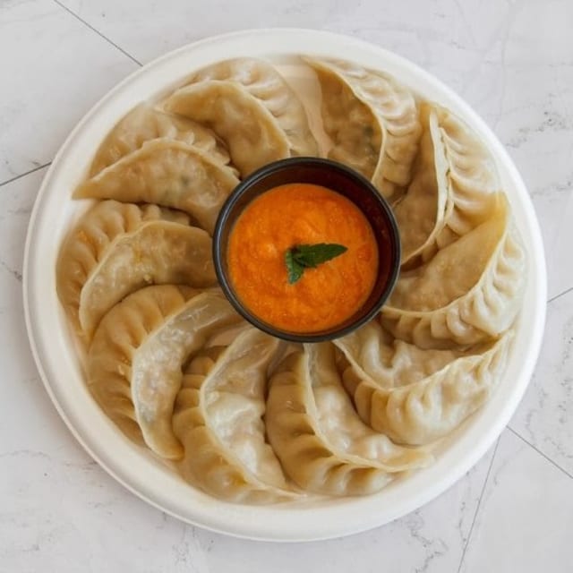 Chicken Steamed Momo.